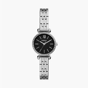 Fossil Women's Silver and Black Watch